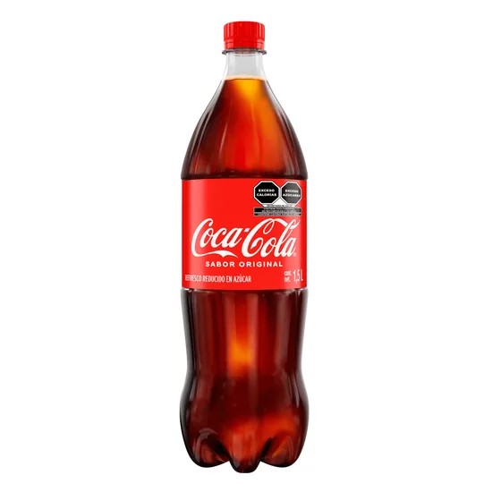 Coca-Cola en botella de Planet Pizza+