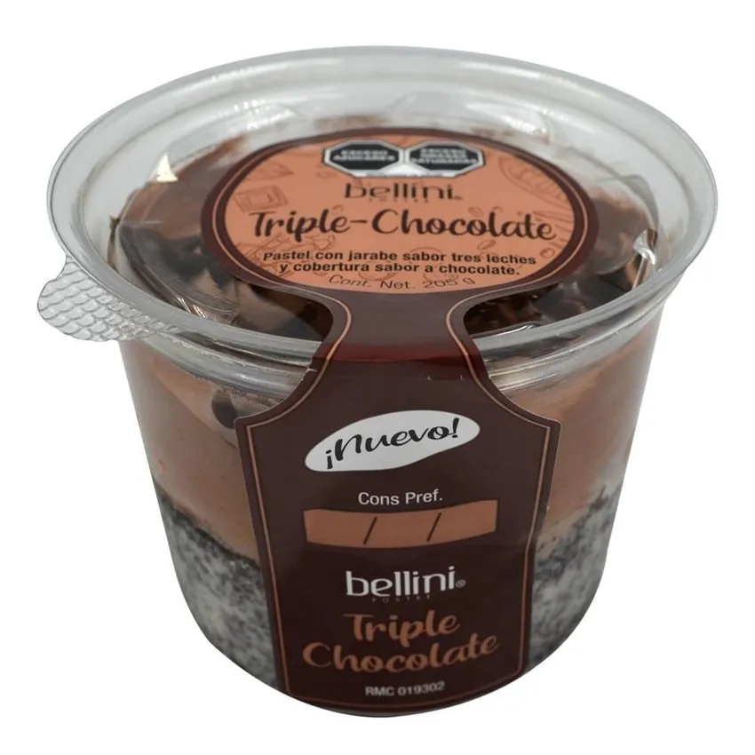 Postre triple chocolate de Planet Pizza+